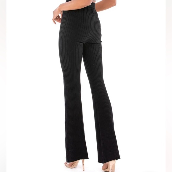 ASTR maida pant high waisted flare cotton / nylon pants - Picture 4 of 6